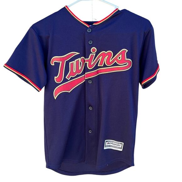 Minnesota Twins MLB Amed Rosario 20 blue red jersey Size Youth Medium - Picture 1 of 10